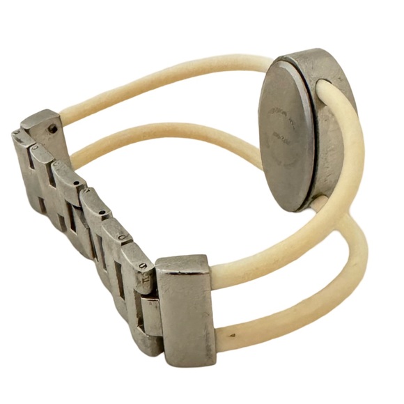 KESSARIS • Vintage Leather Watch New Battery Ready To Wear - Picture 8 of 9